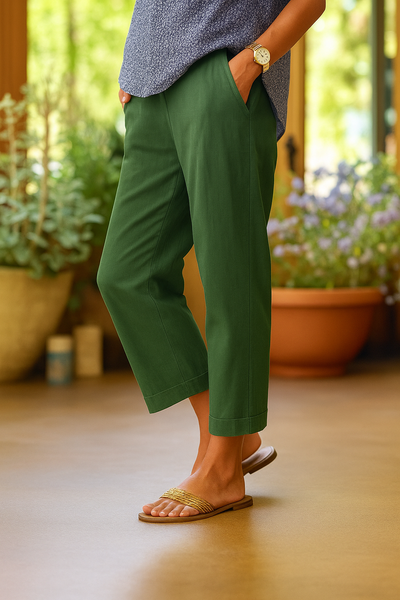 GRAZIELLA | STRAIGHT SUMMER TROUSERS