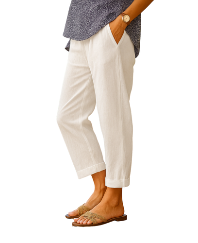 GRAZIELLA | STRAIGHT SUMMER TROUSERS