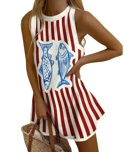 LILY | Summer organic fabric dress