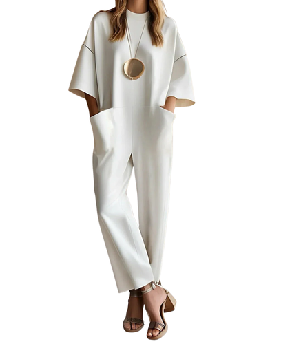 VICKY | Elegant short-sleeved jumpsuit