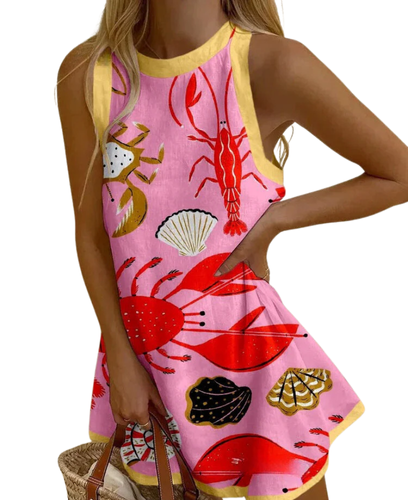 MARINA | Summer organic fabric dress