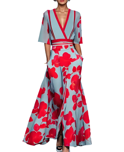 LAURA | Elegant Floral Dress