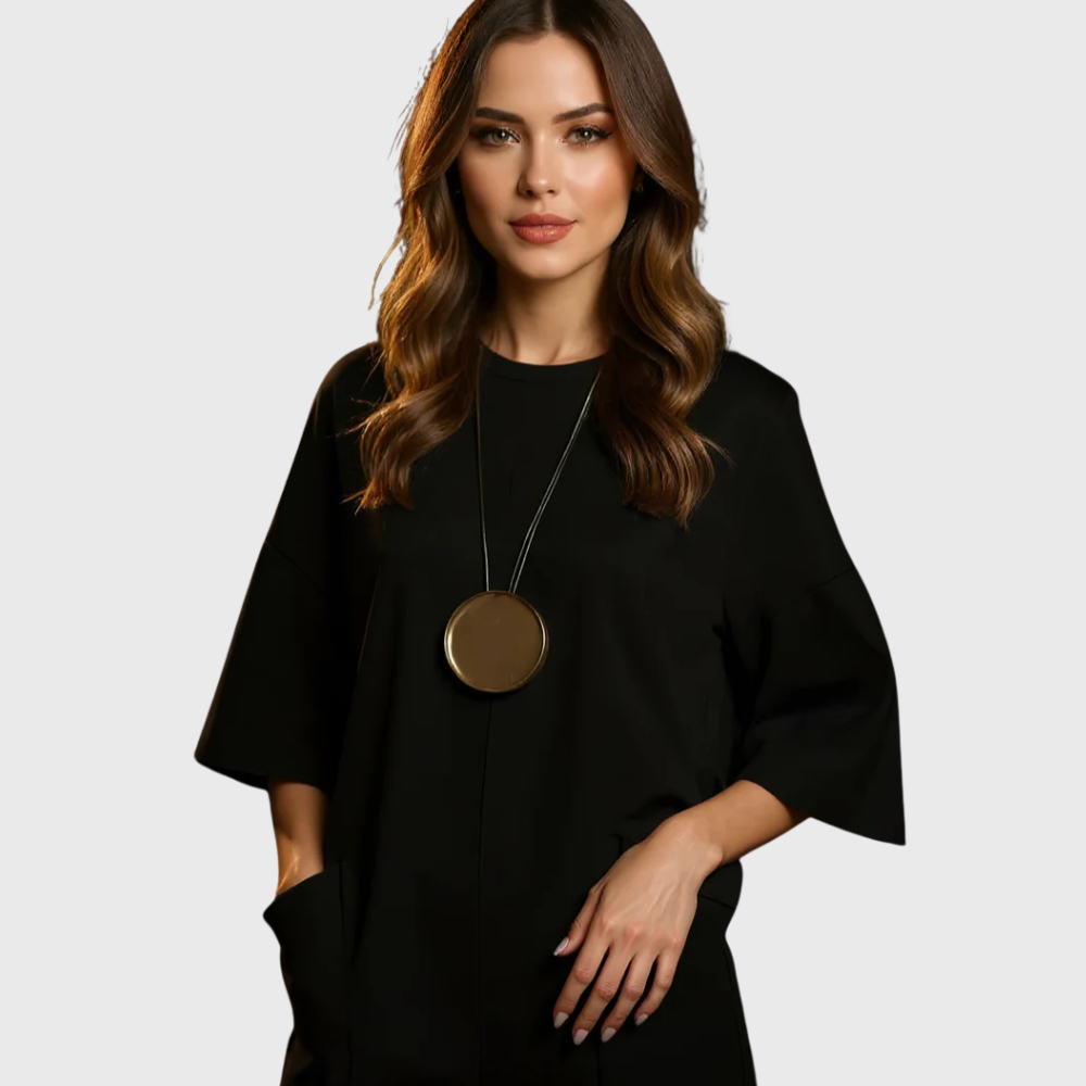 VICKY | Elegant short-sleeved jumpsuit